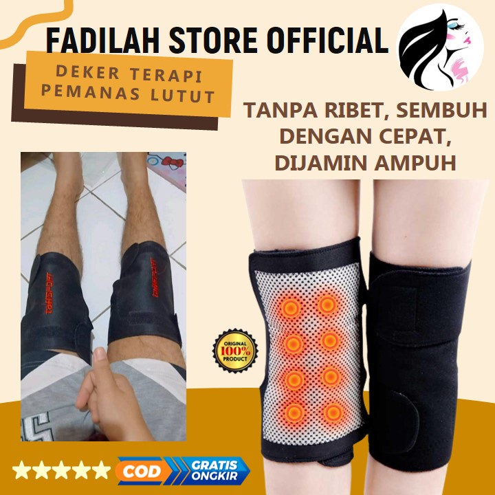 Deker Terapi Therapi Therapy Kesehatan Sendi Lutut Engkel Kaki Magnetik Pria Wanita Premium