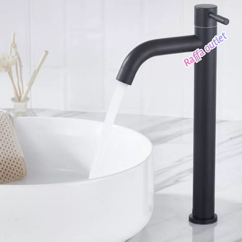kran wastafel tinggi/kran wastafel hitam/kran cuci tangan