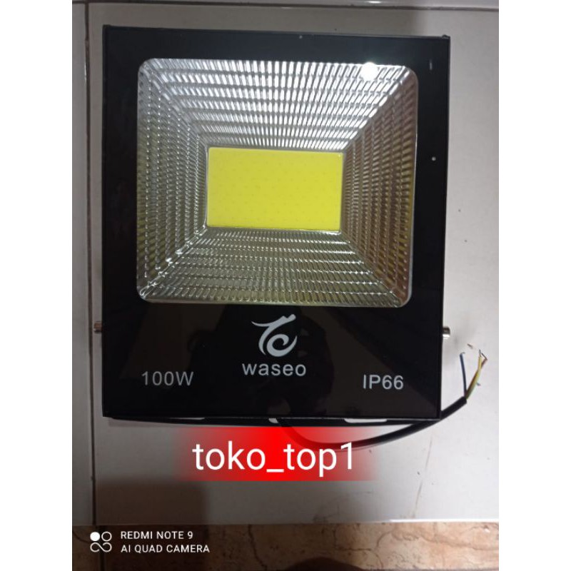 lampu sorot led cob kotak tipis 100w outdoor tembak/flood light /cob /putih