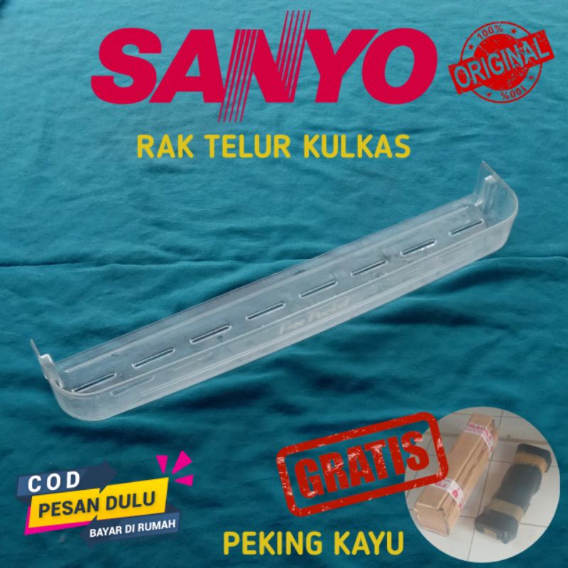 RAK TELUR KULKAS SANYO 1 PINTU ORIGINAL