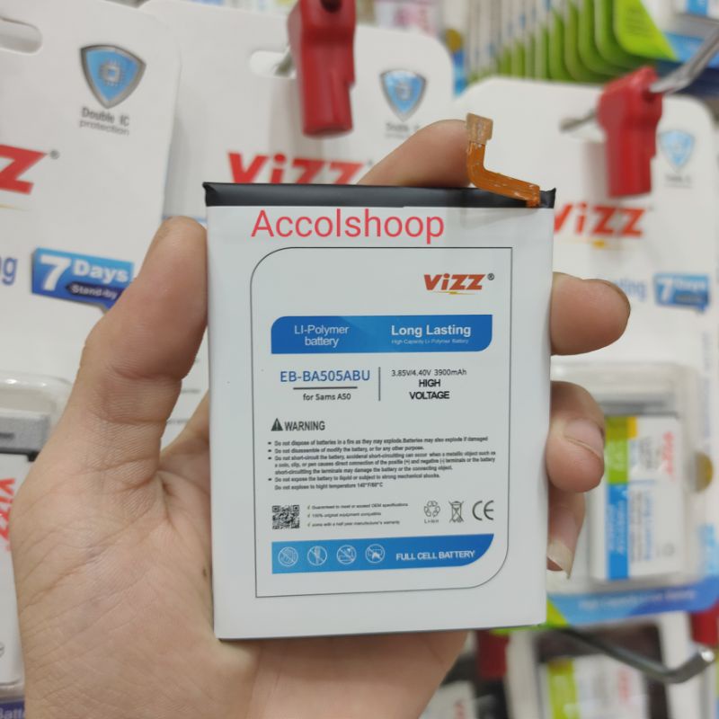 Baterai Batre Vizz Samsung A50 / A50S / A30 / A30S / A20 / BA505ABU ORIGINAL Vizz