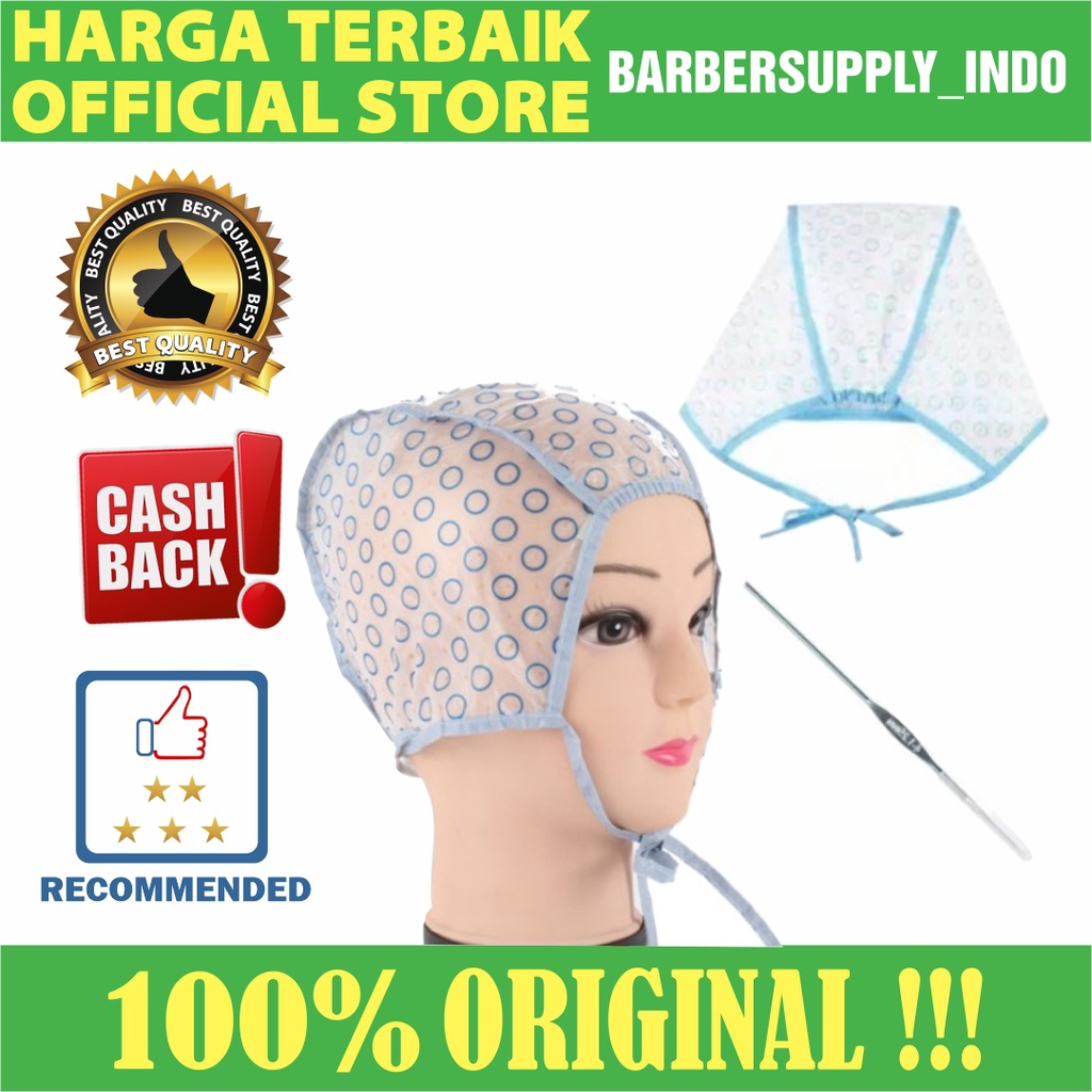 Topi Highlight Semir Cat Rambut silicon Topi Coloring Highlight