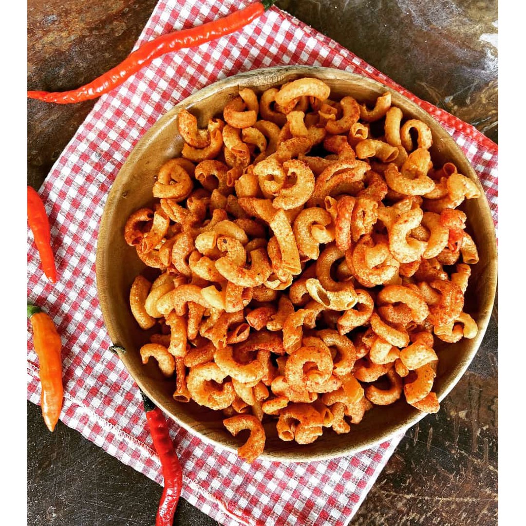 

Makaroni Pedas Kiloan / MAKARONI KILOAN/ HAMPERS LEBARAN/ SNACK LEBARAN