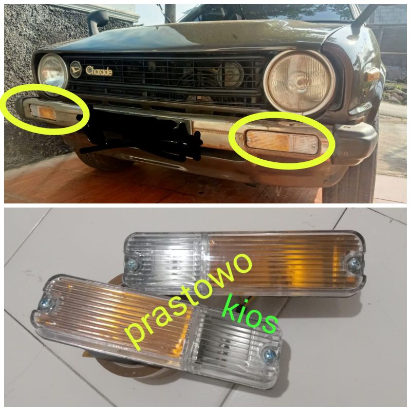 lampu sen sein riting bemper charade G10