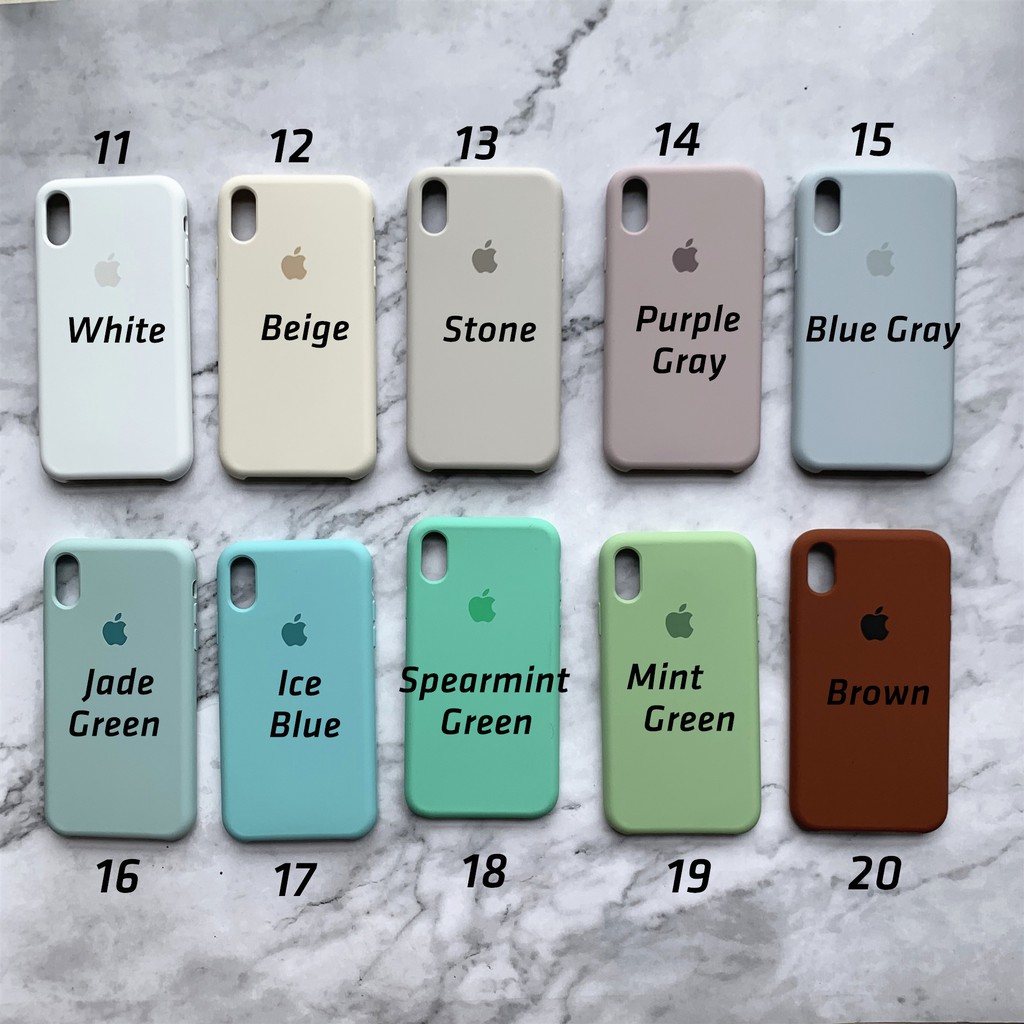 IPhone Case Original Silicone APPLE CASE IPhone 5/5s/Se/6/6s/6+/6s+/7/7+/8/8+/X/Xs/XR/XsMax/11promax-3