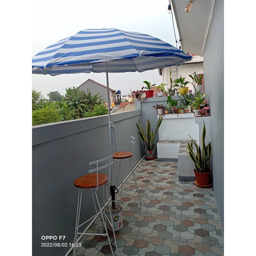 TB70 / BANGKU CAFE / BANGKU BAR BESI KAYU / TINGGI 70CM KURSI CAFE, KURSI BAR