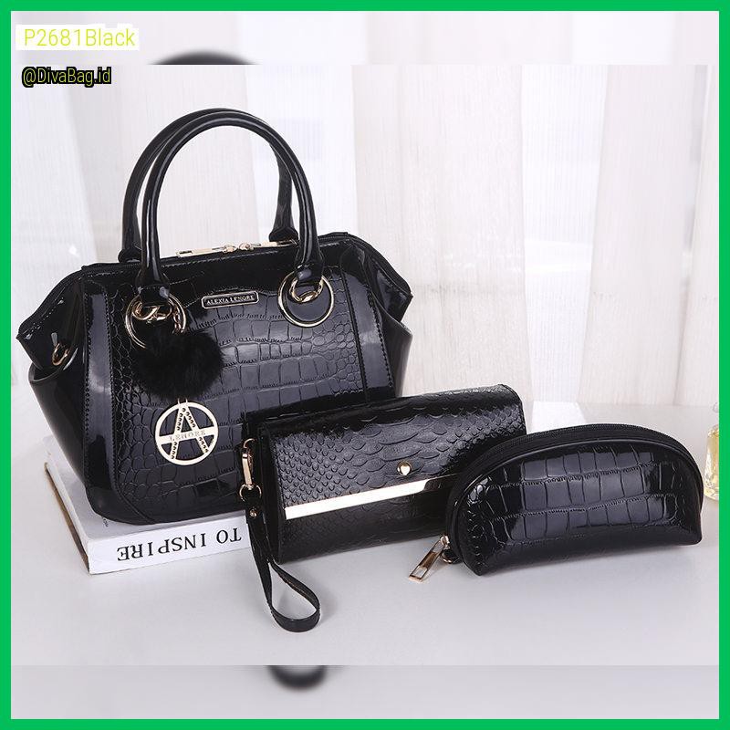 Tas Import Batam Wanita 3in1  | Original Quality | P2681