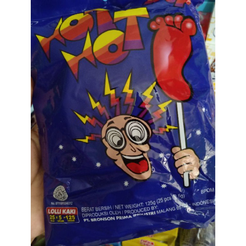 

permen kaki/ permen hot hot pop isi 25 pak