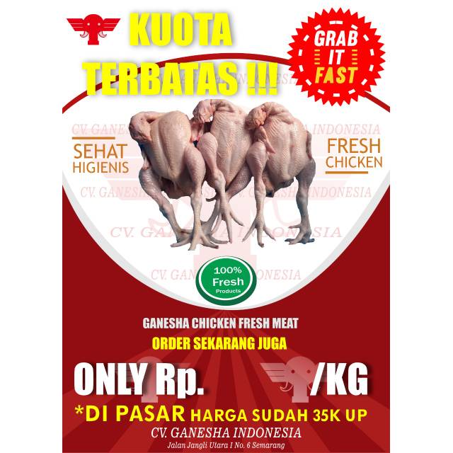 

Ayam Potong Bersih
