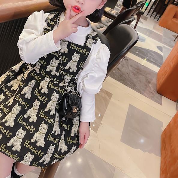 ➬ [Cocobaby Jakarta] Setelan Overall Anak Perempuan Import Motif Bear Beruang ♪