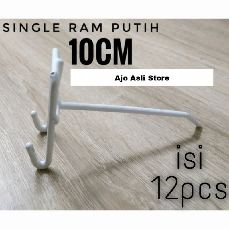 Gantungan aksesoris 10cm 1lusin cantolan hook kawat