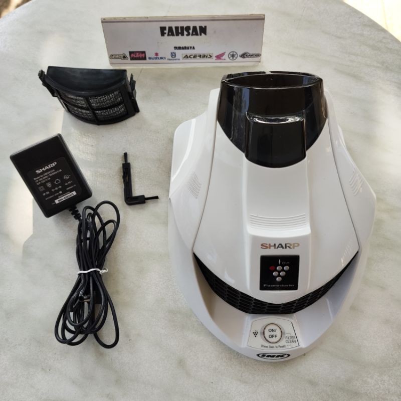 Sharp Helm Plasmacluster Ion Original Pembersih Helmet Udara Purifier Virus Bakteri Bau Pewangi Helm