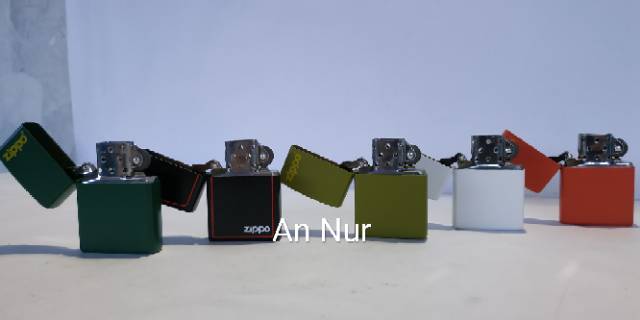 Zippo Matte Grade Ori - Zippo Mate - Zippo Exclusive - Include Box - 5 Warna