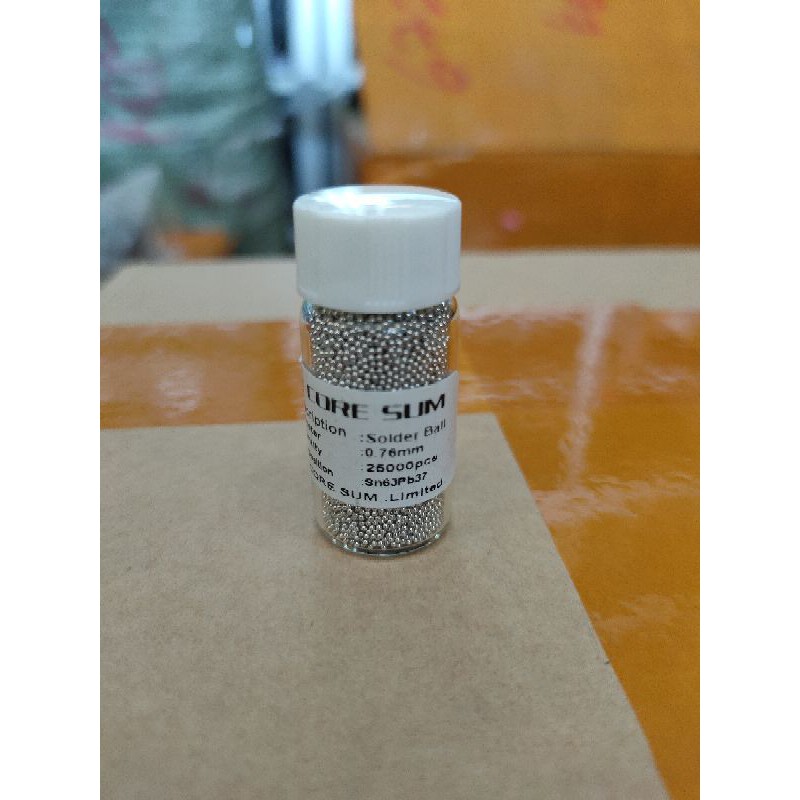 timah ball solder ball 0.76mm BOTOL KECIL