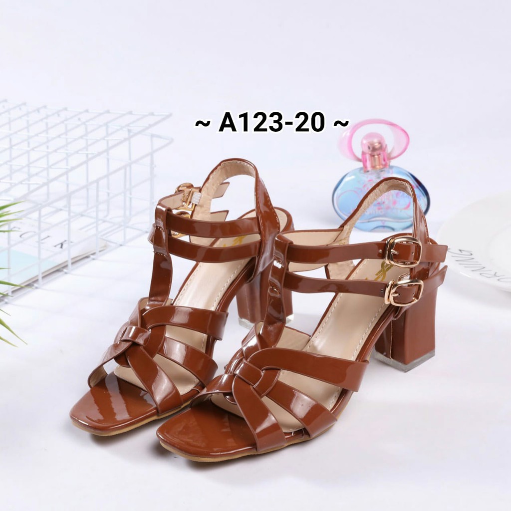 DL   YSL Tribute Glossy Low heels  Series # A123-20 #