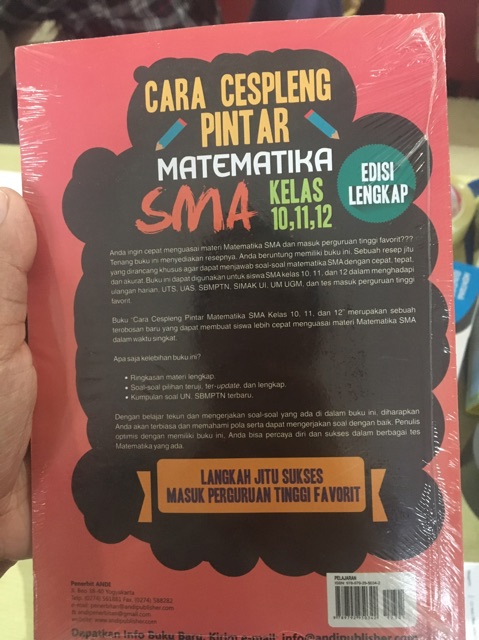 Cara Cespleng Pintar Matematika Sma Kelas 10 11 12 Ed Lengkap