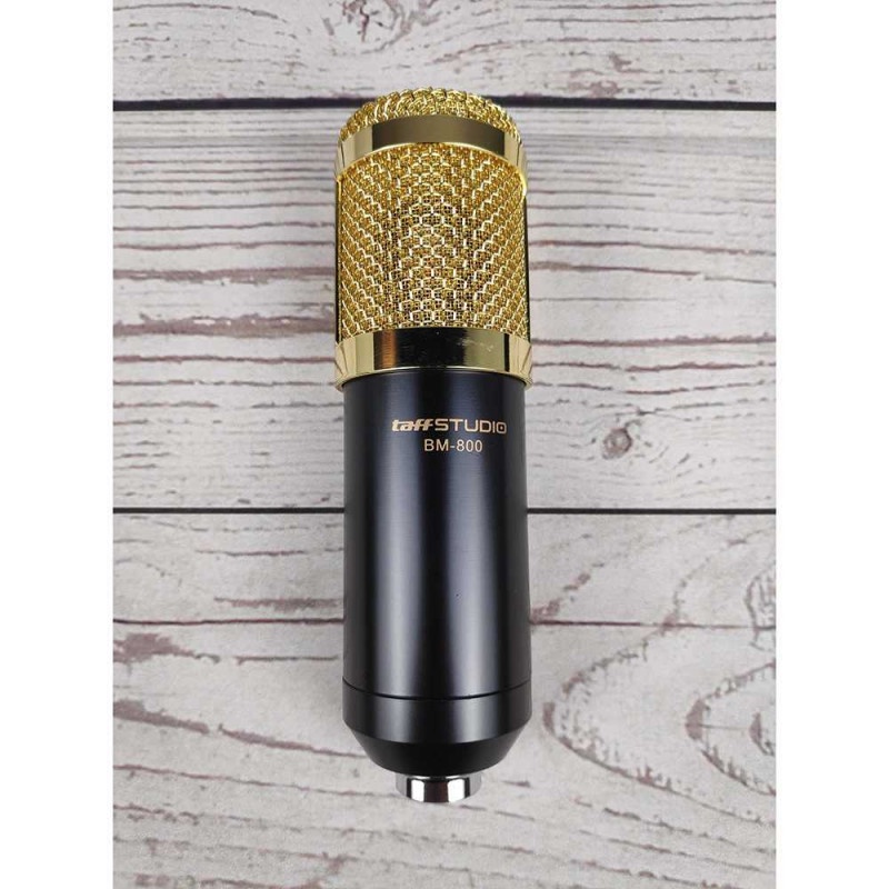 Mikrofon Condenser Mic Microphone Studio 4 CM Dengan Shockproof Mount