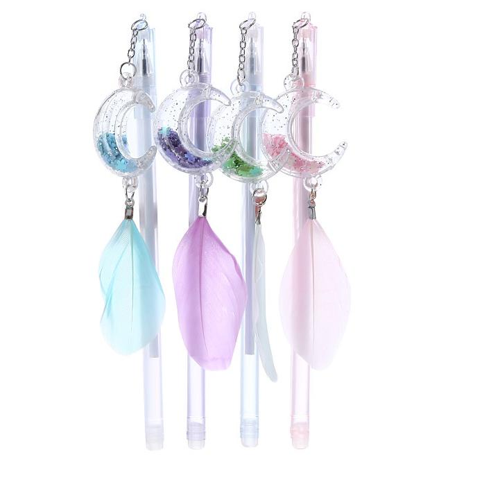 

Langsung Proses SELUSIN Pulpen Moon Feather S0218