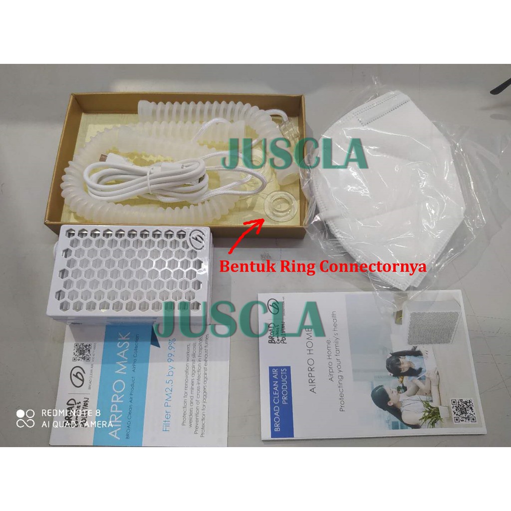 Ring Transparan Connector (Mask Joint) Selang utk BROAD AIRPRO MASKER