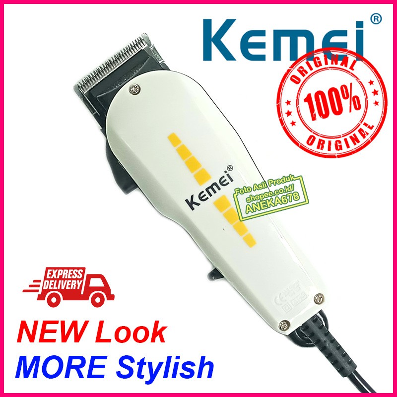 KEMEI KM 8821 MESIN ALAT CUKUR RAMBUT CLIPPER LISTRIK SUPER TAPER KM8821