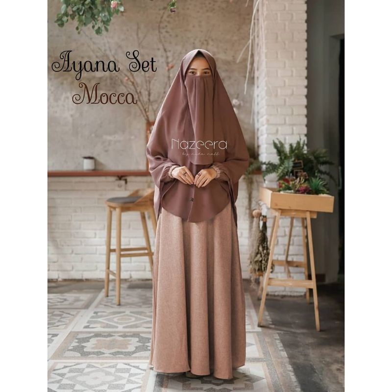 Set Gamis By Nazeera Free Khimar