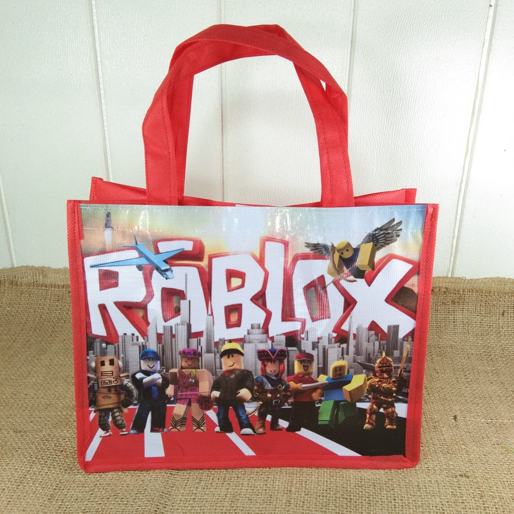 Tas Ultah Roblox Tas Souvenir Ulang Tahun Roblox Murah Terlaris Goodie Bag Game Roblox Jakarta