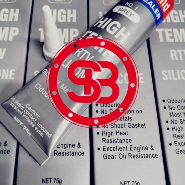 

Terbaru! lem threebond SUPER SEALER NO.1 High Temp RTV Silicone Grey Abu Abu 75gr / 75 gr