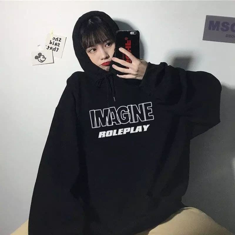 HOODIE UNISEX IMAGINE ROLEPLAY - ATASAN KEKINIAN PREMIUM