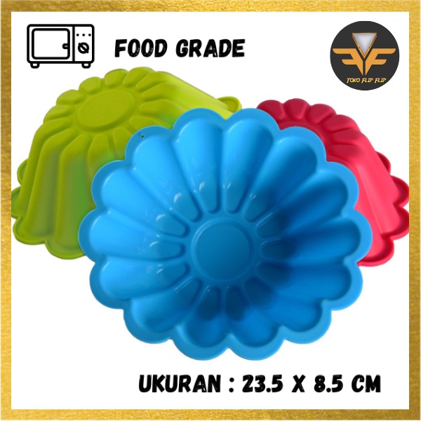 Cetakan Silicone Kue Pudding Jelly Bolu Agar Agar Coklat Cetakan Silicone Bunga Molds Baking Chocolate