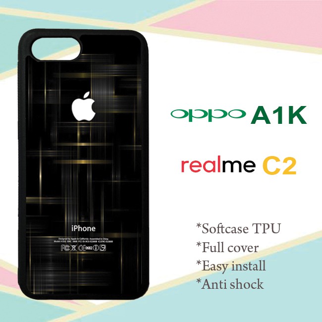 CU Phone Case Realme C2 / Oppo A1K #AE11-016 Logo Iphone Oppo Vivo Realme Samsung Xiaomi Iphone