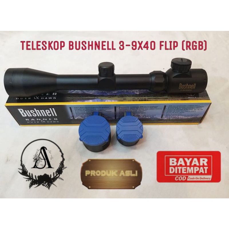 Teleskop BUSHNELL 3-9X40 FLIP (RGB)
