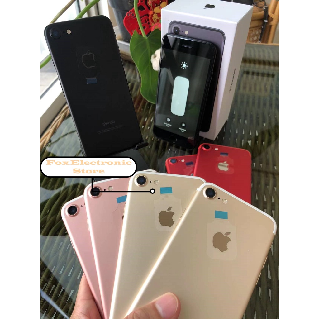 iPhone 7 128GB  Fullset  All Sim Silent Original Second Mulus100% 3utools All Green (Garansi 1 Tahun)-5