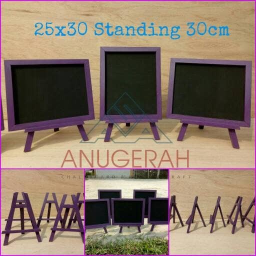 

Papan tulis kecil mini chalkboard papan tulis kapur kecil papan hitam promo