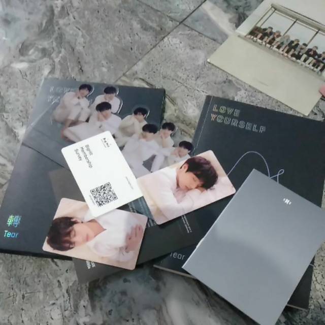 Album BTS love yourself tear photocard JK V