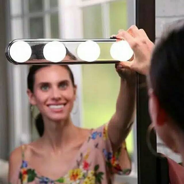 Studio Glow Vanity Mirror Lamp Lampu Cermin Meja Rias Portable Untuk Makeup Shopee Indonesia