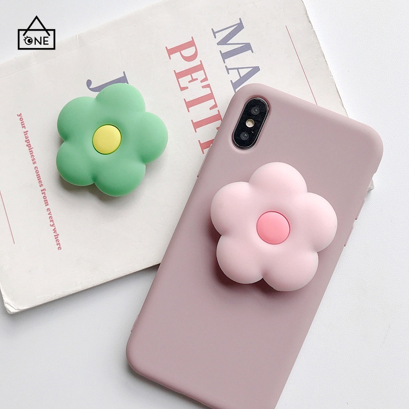 COD❤Popsocket Hp Teleskopis Anti Jatuh Motif Bunga Gaya Korea  A one