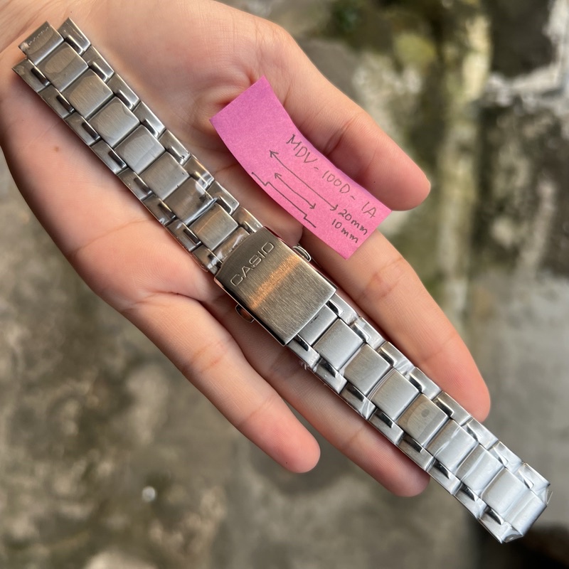 Strap tali jam tangan casio original MDV-100D 1A band MDV 100D