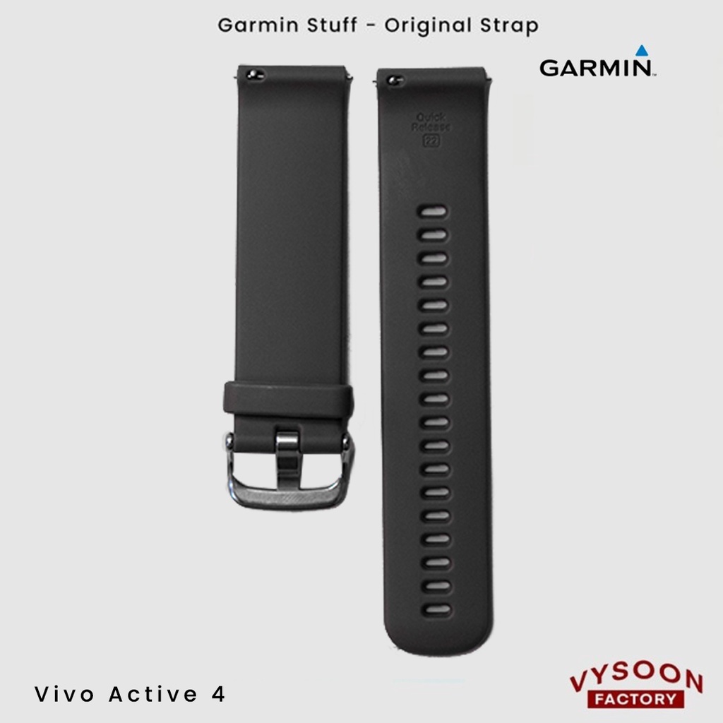 Strap Rubber Smartwatch Garmin Vivo Active 4 Original - Navy