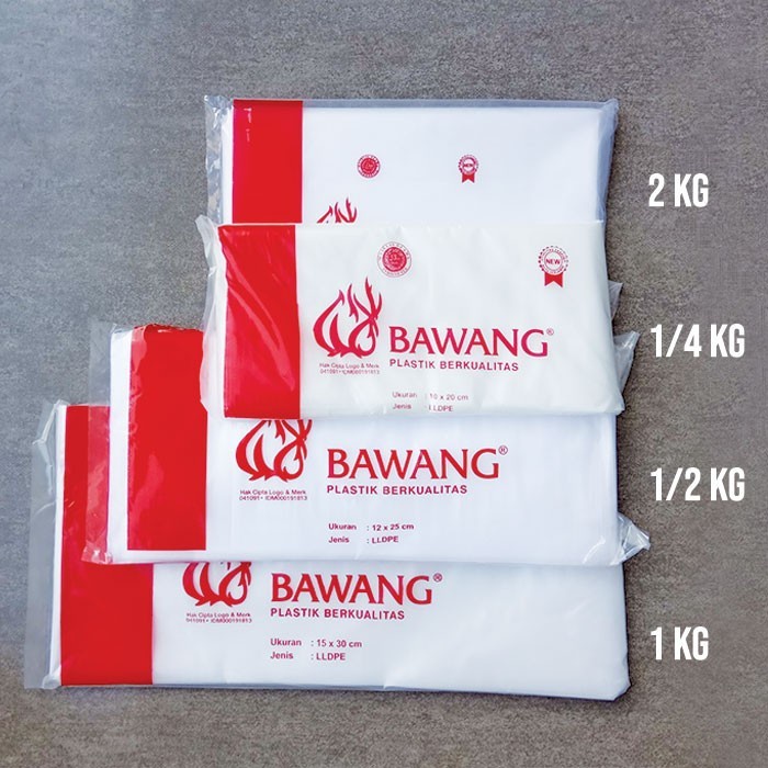 Plastik PE Cap Bawang / Kantong Plastik Makanan