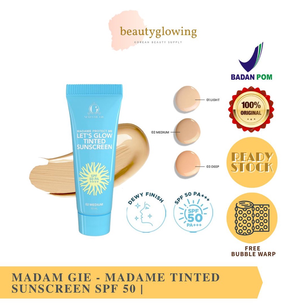 Madame Gie Madame Tinted Sunscreen SPF 50 10ml