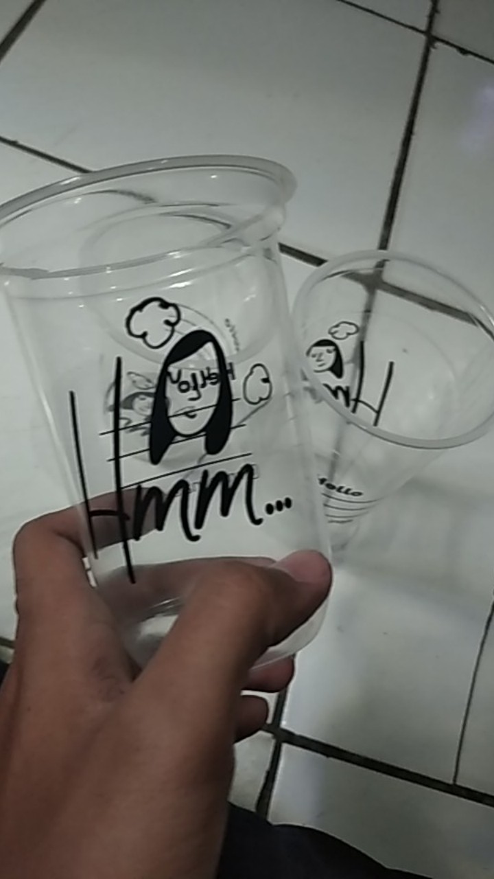 Partai Kecil 12,14 Oz Dan 16oz Oval Nji