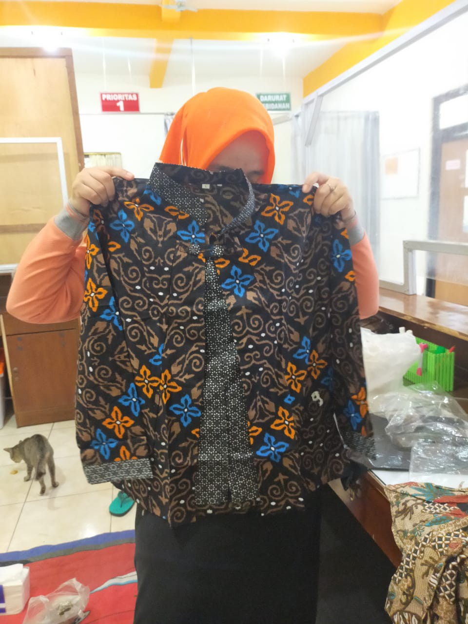 Batik Atasan Blouse Motif Terbaru Pekalongan Original Solo M L Xl Xxl Bd 110