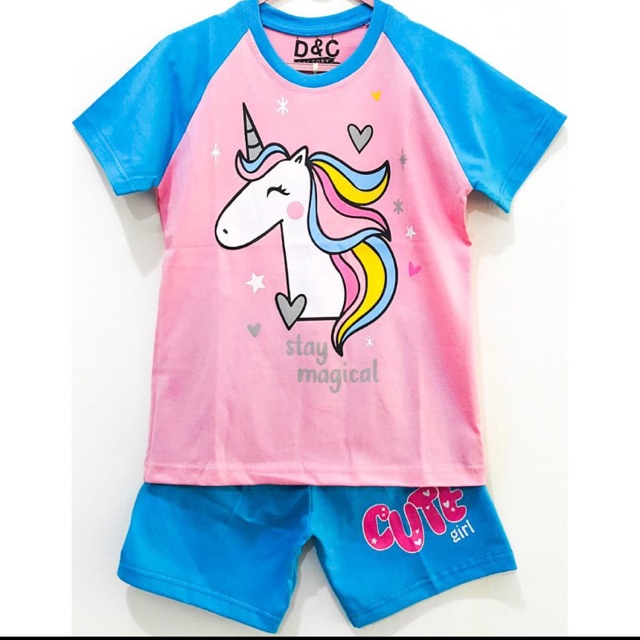 Setelan baju kaos UNICORN  1 6 T setelan kaos  oshkosh 