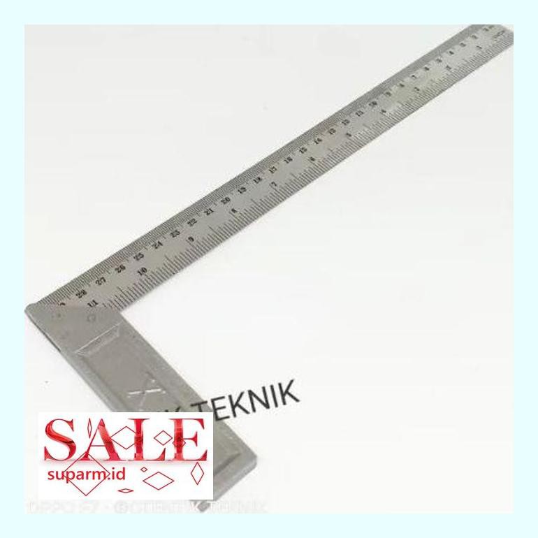 

0Sunsa0S Penggaris Siku Rrc 30 Cm - Siku Tukang Rrt 12 Inch - Siku Carpenter 50Skunpk