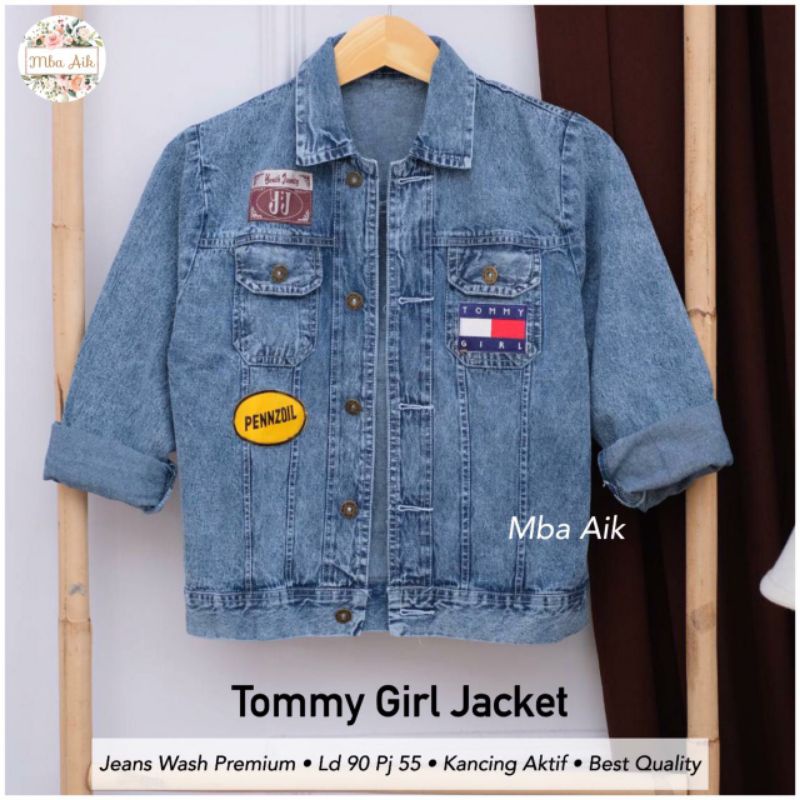 Jacket jeans TOMMY GIRL - ori by mb aik