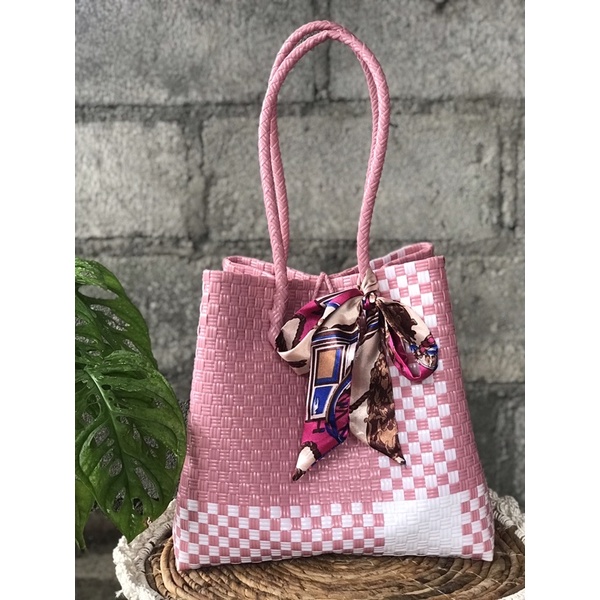 TAS JALI SOFT PINK/TAS ANYAMAN PLASTIK PREMIUM/JALLY BAG PREMIUM SOFT PINK/RECYCLED PLASTIC BAG/FREE