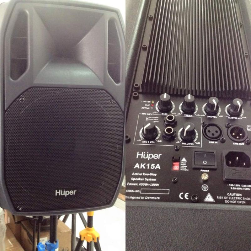 Jual SPEAKER AKTIF HUPER AK15A AK 15 A 15HA400 ha 400 JS10 JS 10