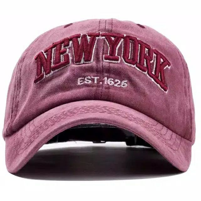 Topi Baseball NEW YORK EST 1625 Hat Cap Casual Pria Snapback Style Vintage FAS - 208