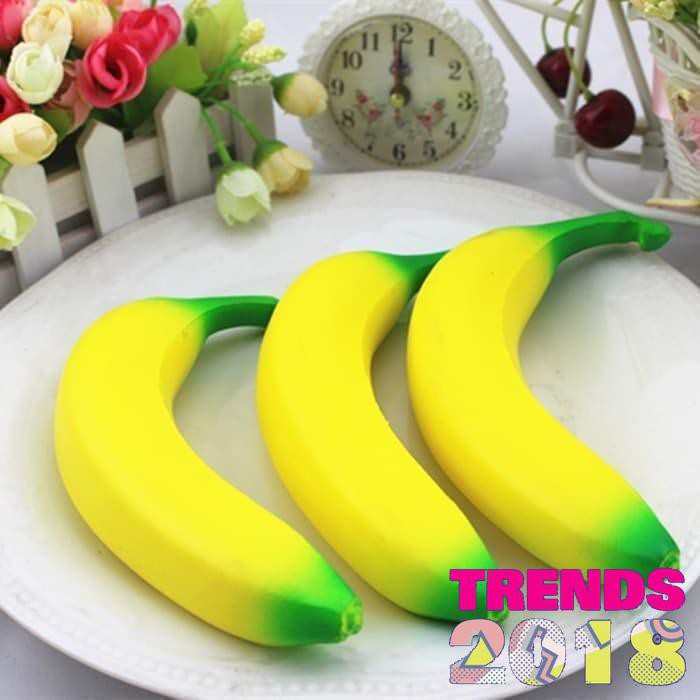 Squishy Banana Pisang Jumbo Skuisi Squisy Slow Murah Skuishy Squishi Skuisi Squysy Squysi Squicy