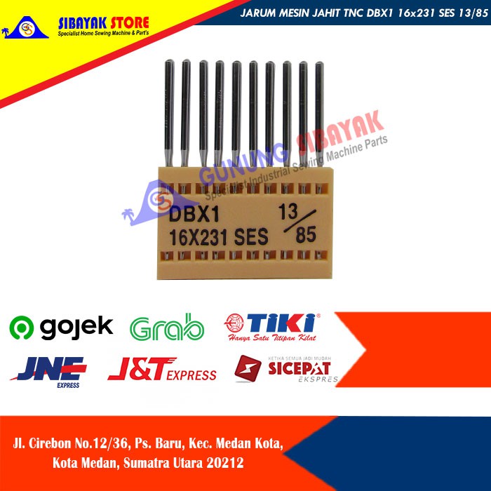 Jarum Mesin Jahit TNC DB X 1 16 x 231 SES 13/85